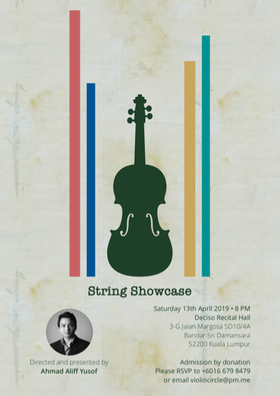 String Showcase poster